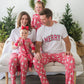 SoftSnooze™ Adult Bamboo Viscose Red Dear Santa Pajama Pants