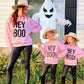 Hey Boo | Kids & Adult Halloween Sweatshirt