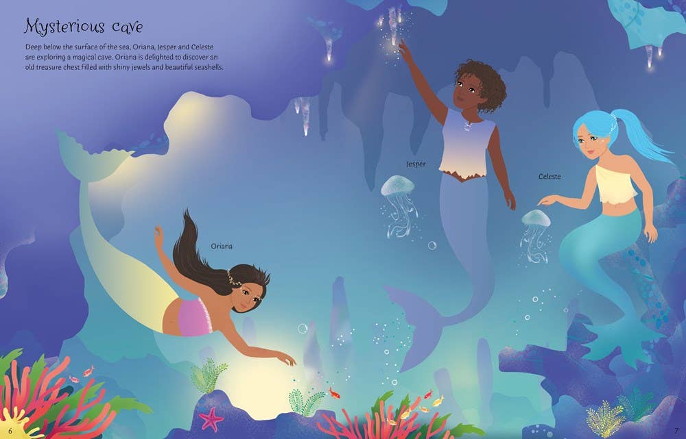 Sticker Dolly Dressing Mermaid Kingdom : Usborne
