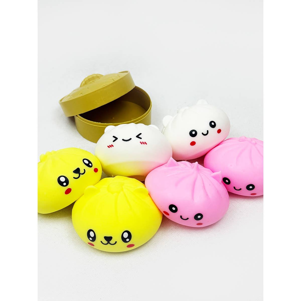 Mystery Dumpling Flour Squishy Box with Steamer