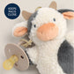 *NEW OPTIONS* Bitzy Pal Natural Rubber Pacifier & Plush