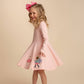 GIRL-Nutcracker Celebration Dress-Rose Shadow