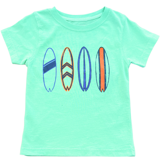 Short-Sleeve Mint Surfboard T-Shirt 
