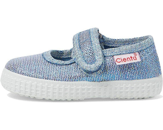 Cienta 56083.56 Blue Mermaid Rainbow Sparkle Mary Jane