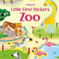 Little First Stickers Zoo : Usborne
