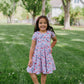 Ollie Jay Classic Twirl Dress in Pink Celebration