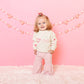 Ditsy Love Valentine's Day Matching Knit Sweater - Kids