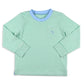 Boys Pocket Shirt - Green Stripe