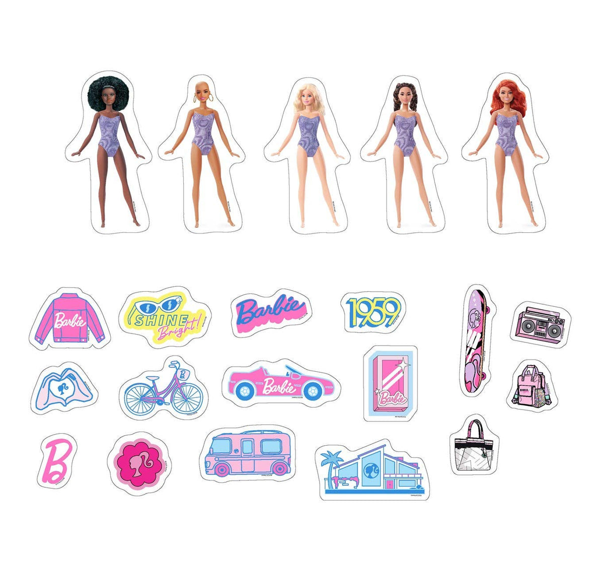 Barbie Magnet Set