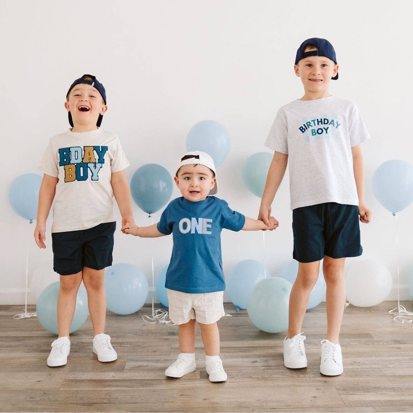 Sweet Wink Birthday Boy Checker Short Sleeve T-Shirt