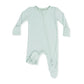 Solid Cameo Green - 2 Way Zipper Footie
