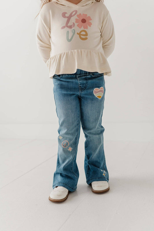 BabyGirl's Flare Denim Jeans