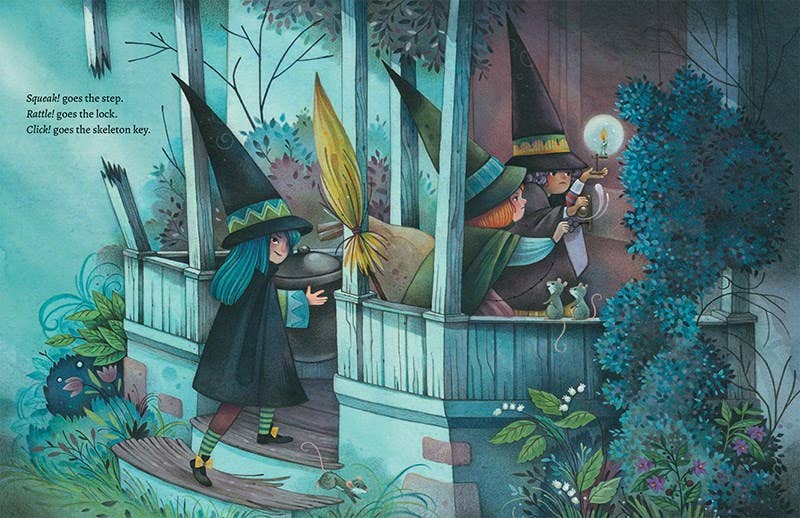 Three Little Witches and the Spooky Old House
