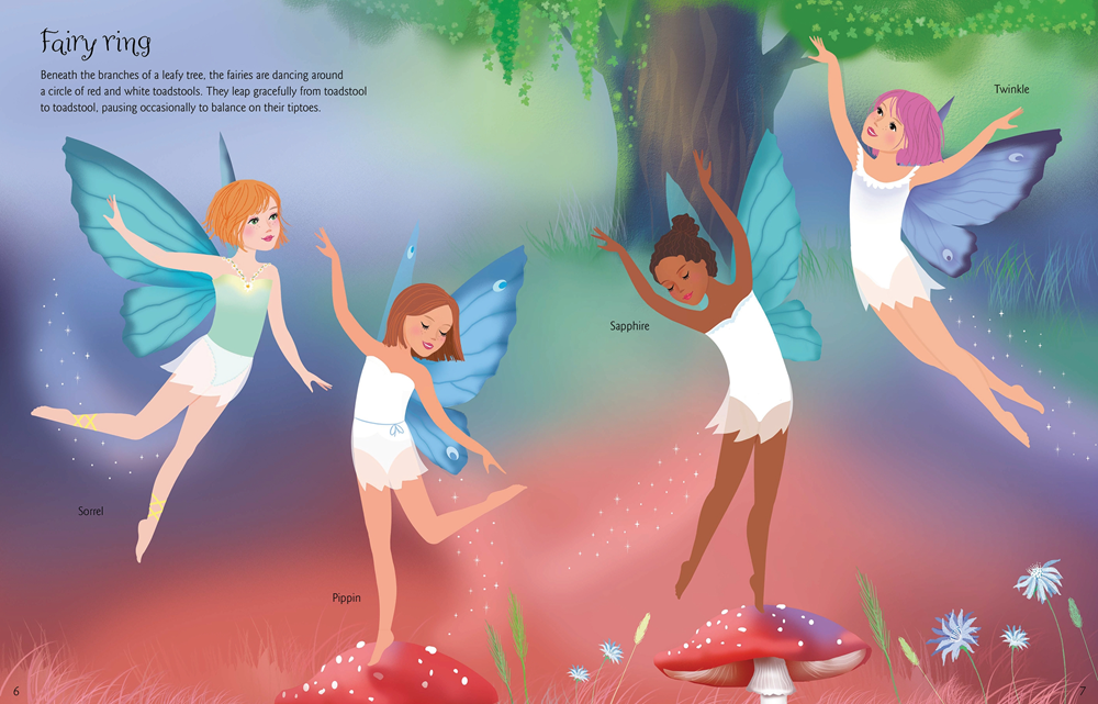Sticker Dolly Dressing Dancing Fairies : Usborne