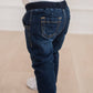 Boys Medium Wash Stretch Denim Pull-on Jeans
