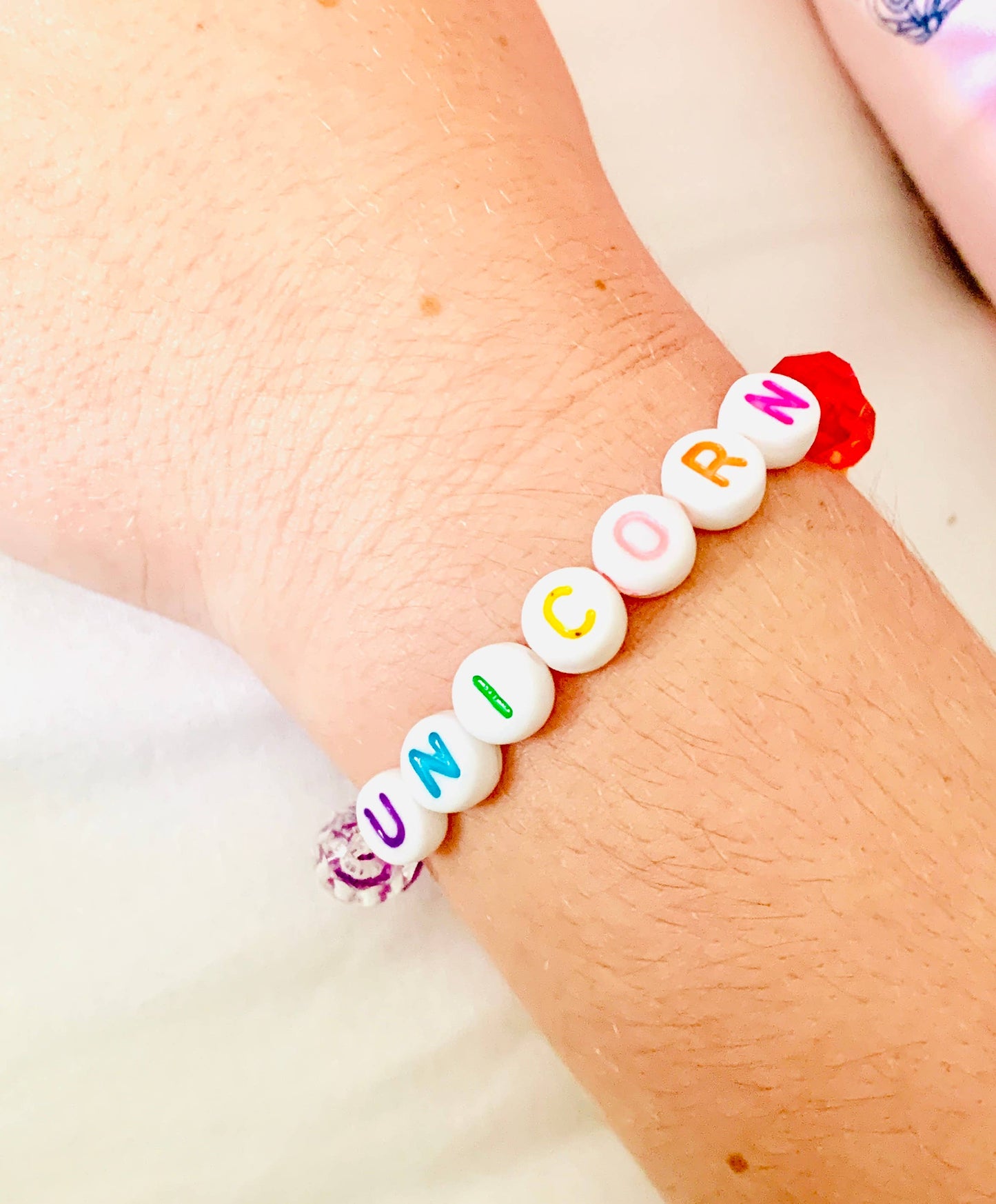 Lil Sis Rainbow Beaded Bracelet