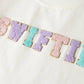 Cotton “SWIFTIE” Applique T-shirt +Gauze Skirt Girls Set