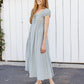 Joya Dress l Green Gingham