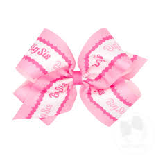 MED Sister Print Bow