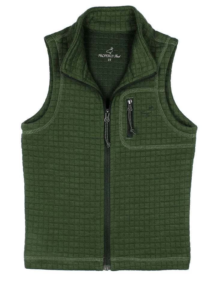 Boys Delta Vest Thyme
