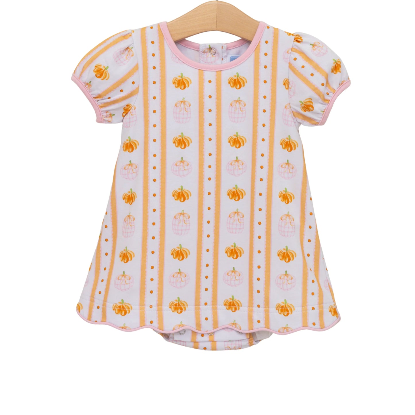 Scalloped Pumpkin Patch Bubble