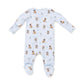 Blue Bestie Dogs- 2 Way Zipper