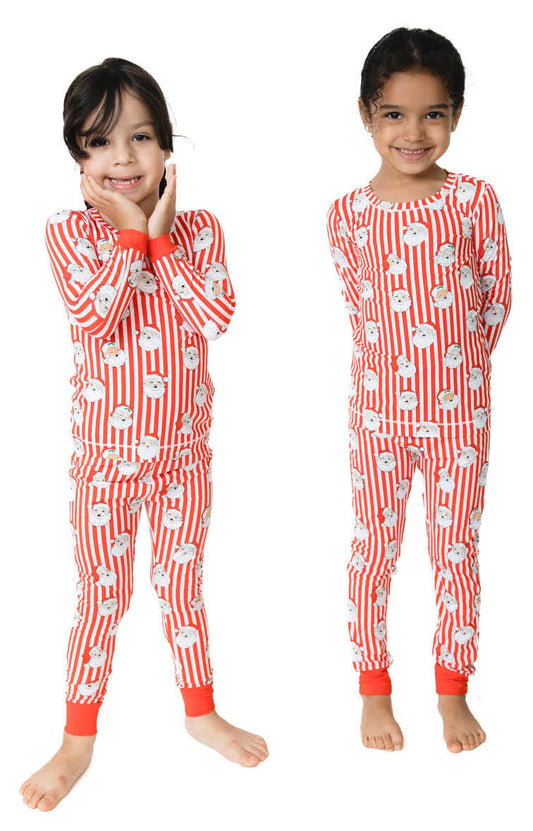 Longe Sleeve Loungeware Set - Vintage Santa