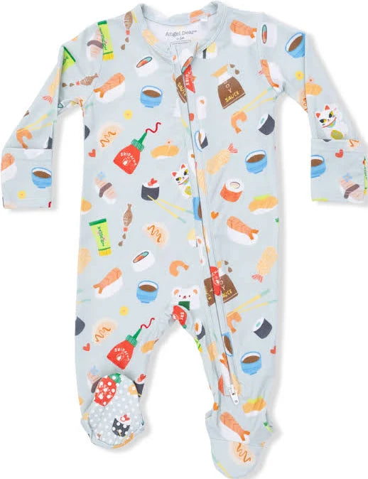 Sushi - 2 Way Zipper Footie