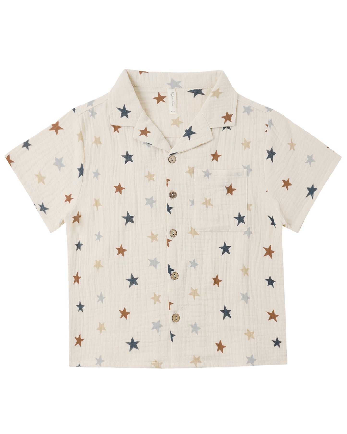 Lapel Collar Shirt Stars