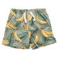 Baby Boys Swim Trunk Green Banana Leaves