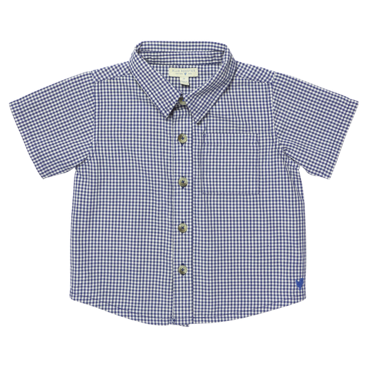 Blue Rooster BOYS JACK SHIRT - NAVY GINGHAM