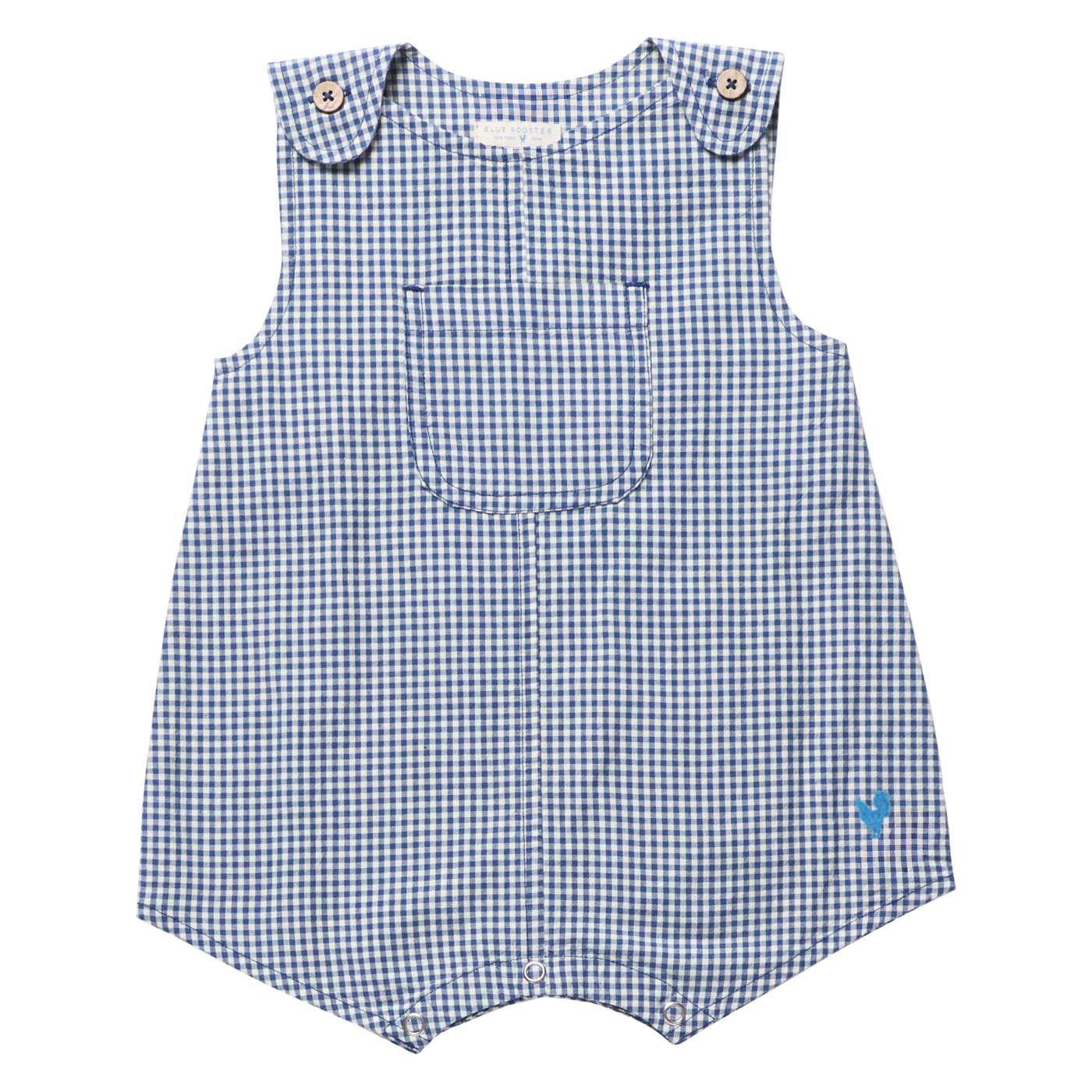 Blue Rooster BABY BOYS NOAH JUMPER - NAVY GINGHAM
