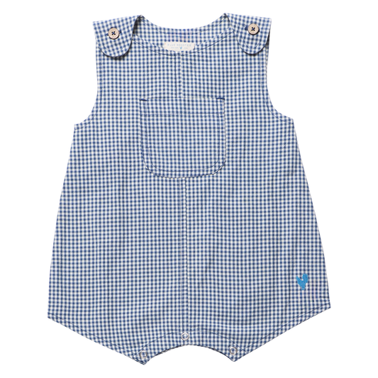 Blue Rooster BABY BOYS NOAH JUMPER - NAVY GINGHAM