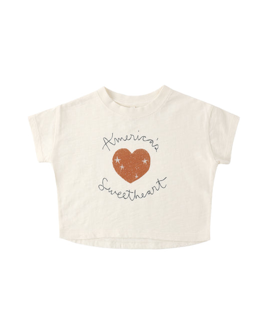 Boxy Tee America's Sweetheart